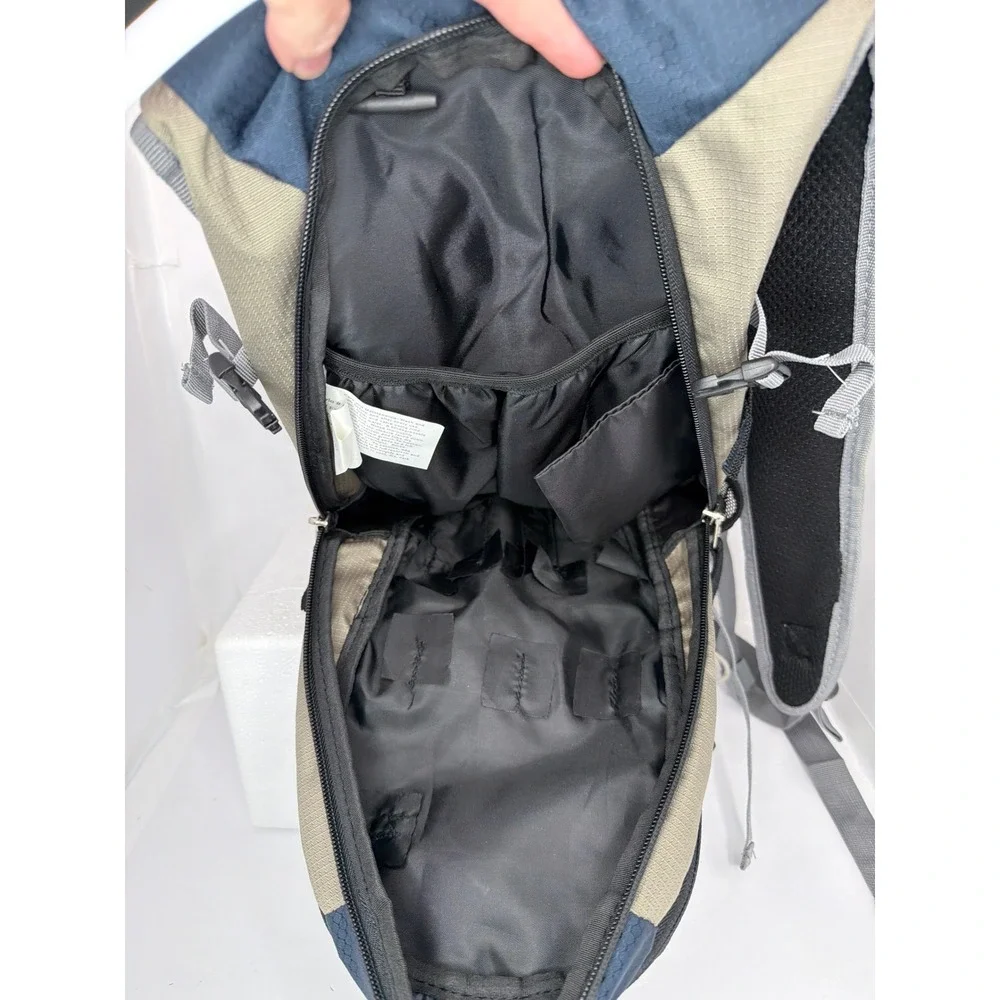 Northwest Territory Hiking Backpack Navy Tan Air Channel Daypack 922220413
